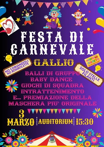 festa di carnevale 2025 a gallio