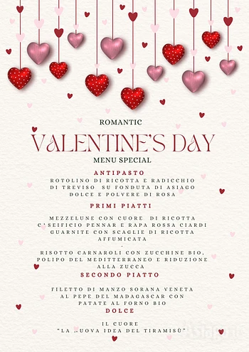 menu di san valentino 2025 del ristorante villa ci