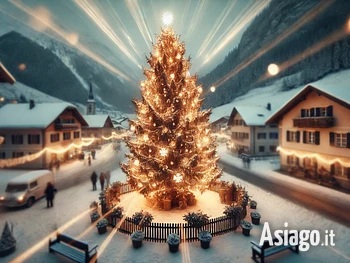 accensione albero di natale a canove di roana