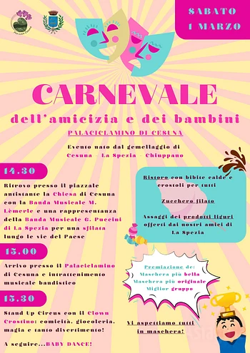 carnevale dell amicizia e dei bambini a cesuna sul